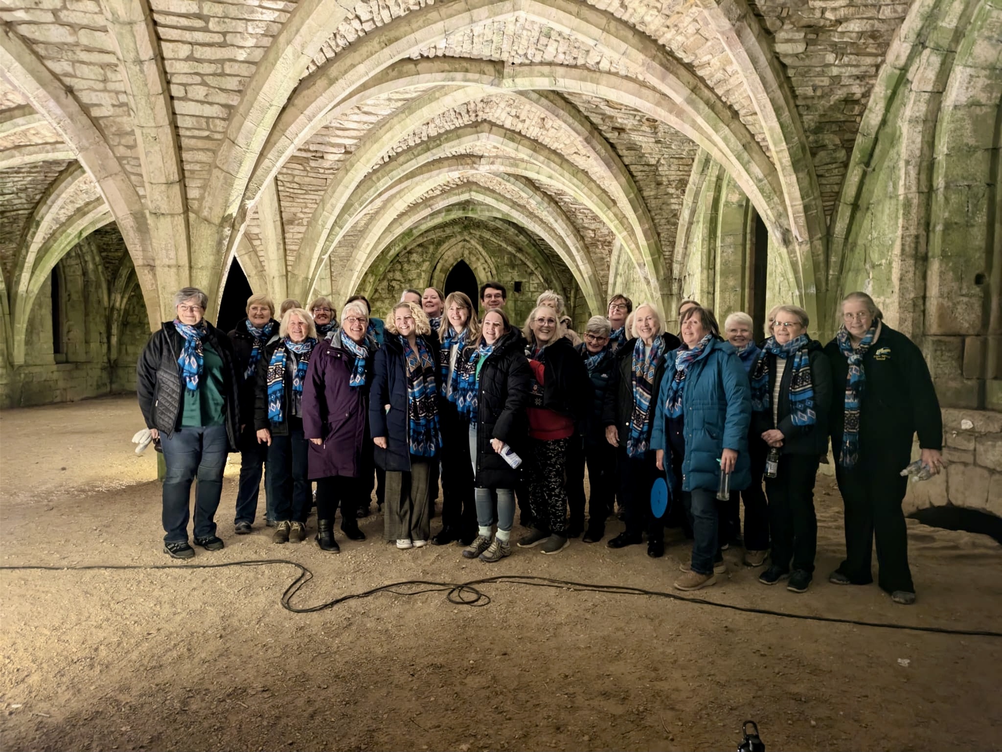 Singing at Fountains Abbey